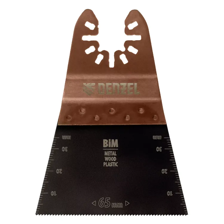 Насадка для МФИ режущая прямая, BiM, по металлу и дереву, 65 x 1.2 мм, мелкий зуб Denzel 782303 купить в Ижевске