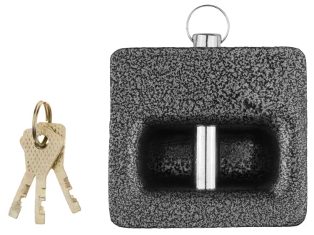 Замок навесной ЗУБР &quot;МАСТЕР&quot; повышенной защищенности, дисковый механизм секрета, ключ 7 PIN, 85х80мм 3720-10_z01 купить в Ижевске