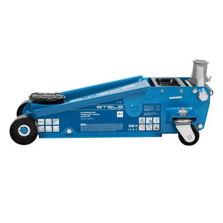 Домкрат гидравлический подкатной Stels 51139, 3 т, 120-450 мм, быстрый подъем, проф. купить в Ижевске