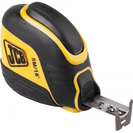 Рулетка JCB, автостоп, двусторонняя шкала, двухкомпонентный корпус, 5м JMS003 купить в Ижевске