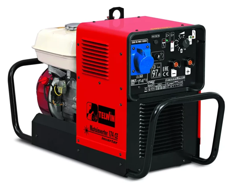 Инверторный сварочный бензогенератор Telwin MOTOINVERTER 174 CE двигатель HONDA купить в Ижевске