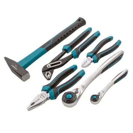 Набор инструментов 115 предметов, 120 зубьев, CrV, 1/4&quot;, 1/2&quot; Gross 14152 купить в Ижевске