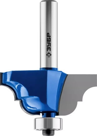 ЗУБР 42.8 x 19 мм, радиус 6.3 мм, фреза кромочная калевочная №4, Профессионал (28705-42.8) купить в Ижевске