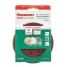 Круг шлиф. самосцепляющийся HAMMER 125мм P80 8отв. купить в Ижевске