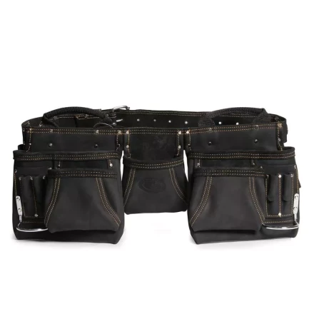 Сумка-пояс монтажника кожаная СК-12 премиум-серия «DEAD BULL» КВТ купить в Ижевске