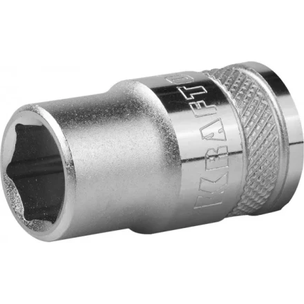 Торцовая головка KRAFTOOL "INDUSTRIE QUALITAT", Cr-V, FLANK, хромосатинированная, 1/2", 13 мм 27805-13_z01 купить в Ижевске