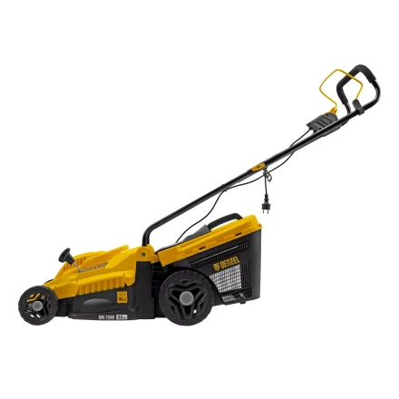 Газонокосилка электрическая GM-1300, 1300 Вт, шир. 32 см, 5 уров., травосб. 35 л Denzel 96627 купить в Ижевске