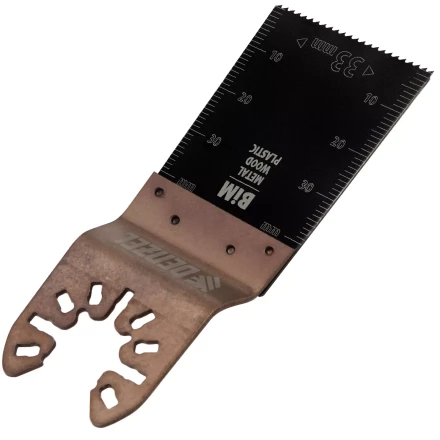 Насадка для МФИ режущая пазовая прямая, BiM, по металлу и дереву, 33 x 1.4 мм, мелкий зуб Denzel 782305 купить в Ижевске