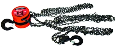 Таль цепная 2 т h  подъема 2.5 м расстояние между крюками 380 мм  MATRIX 519365 купить в Ижевске