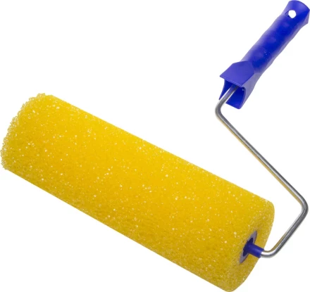 Валик &quot;СТРУКТУРНЫЙ ПОРОЛОН&quot; малярный в сборе, бюгель 6мм, 80x240мм, STAYER Profi 0365-24 купить в Ижевске