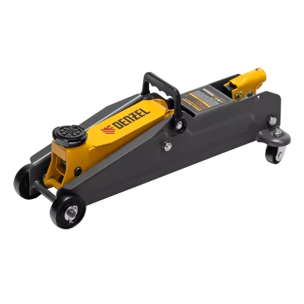 Домкрат гидравлический подкатной Denzel 51230, 2 т, 135-385 мм купить в Ижевске