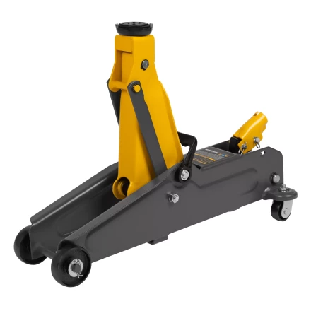 Домкрат гидравлический подкатной Denzel 51230, 2 т, 135-385 мм купить в Ижевске