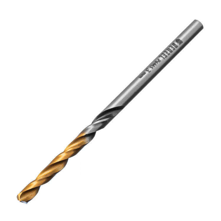 Сверло спиральное по металлу Denzel 3 x 61мм, Р6М5, Golden Tip, многогранная заточка, 2шт., 718268 купить в Ижевске