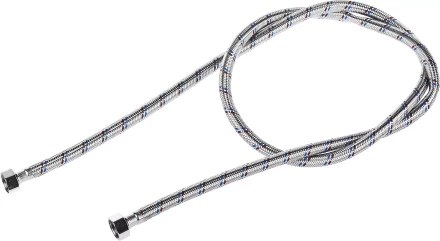 Подводка гибкая ЗУБР для воды, оплетка из нержавеющей стали, г/г 1/2&quot; - 1,8м 51005-G/G-180 купить в Ижевске