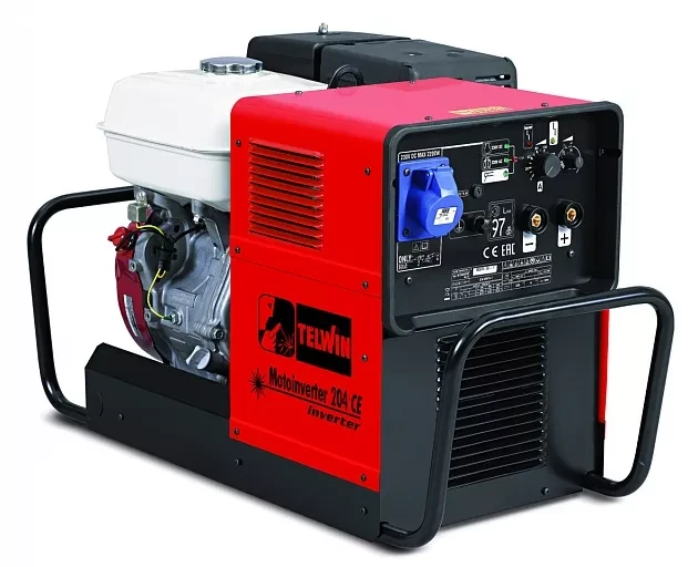 Инверторный сварочный бензогенератор Telwin MOTOINVERTER 204 CE двигатель HONDA купить в Ижевске