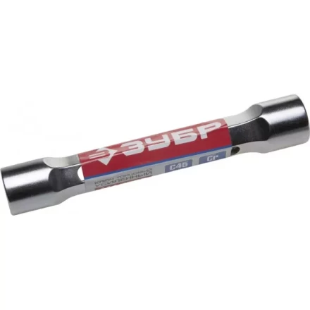 Ключ торцовый ЗУБР &quot;МАСТЕР&quot; двухсторонний, усиленный, шестигранный профиль, 22х24мм 27190-22-24 купить в Ижевске