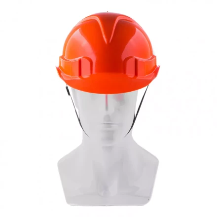 Каска защитная с храповым механизмом Европласт оранжевая Россия Сибртех 89108 купить в Ижевске