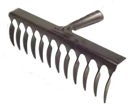Грабли 12-зубые 320 мм без черенка витые  СИБРТЕХ Россия 61740 купить в Ижевске