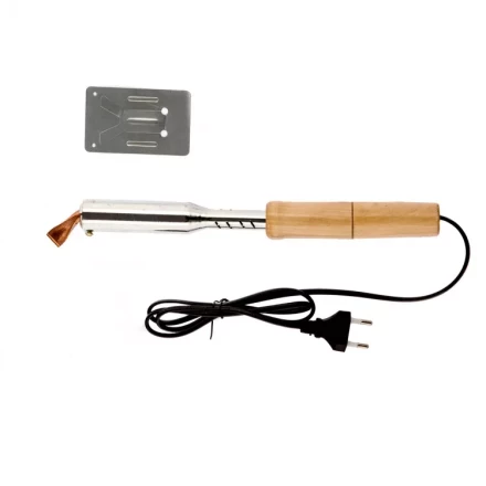 Паяльник электрика с ручкой из дерева 100 Вт 220 В Sparta 913104 купить в Ижевске