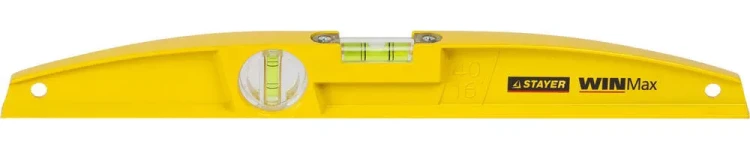 Уровень STAYER "PROFI" WINMax литой усиленный, 2 цельные противоудар ампулы, фрезерован базовая поверхность, 40см 34713-040_z01 купить в Ижевске