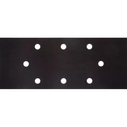 Лист шлиф. универсал. URAGAN &quot;Оптимален для твердых пород дерева&quot; 8 отверстий по линии, для ПШМ, P320, 93х230мм, 50шт 907-22102-320-50 купить в Ижевске