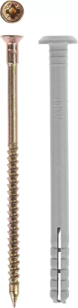 Дюбель-гвоздь ЗУБР &quot;МАСТЕР&quot; полипропиленовый, грибовидный бортик, 6 x 80 мм, 950 шт 4-301350-06-080 купить в Ижевске