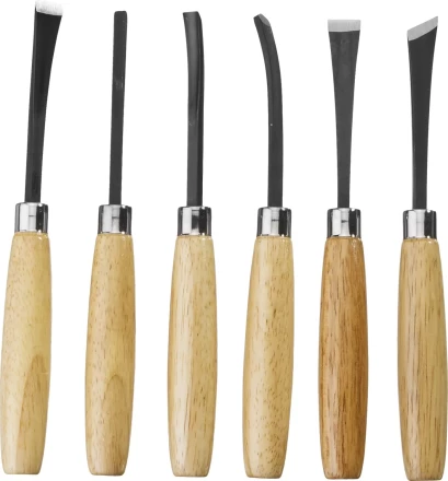 Набор STAYER: Резцы фигурные, с деревянной ручкой, 6шт 1832-H6 купить в Ижевске