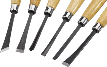 Набор STAYER: Резцы фигурные, с деревянной ручкой, 6шт 1832-H6 купить в Ижевске