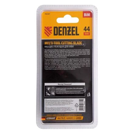 Насадка для МФИ режущая Т-образная, BiM, по металлу, дереву, пластику, 44 x 1.4 мм, мелкий зуб Denzel 782307 купить в Ижевске