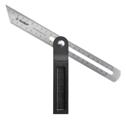 Малка-угломер ЗУБР &quot;МАСТЕР&quot; пластиковый корпус, полотно с гравированной шкалой 3428_z01 купить в Ижевске