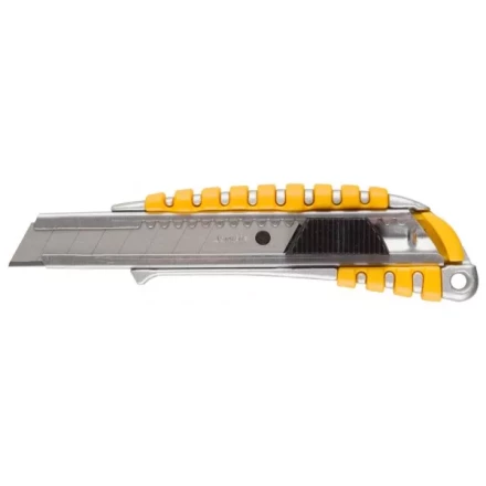 Нож STAYER &quot;MASTER&quot; металлический обрезиненный корпус, автостоп, 18мм 9143 купить в Ижевске