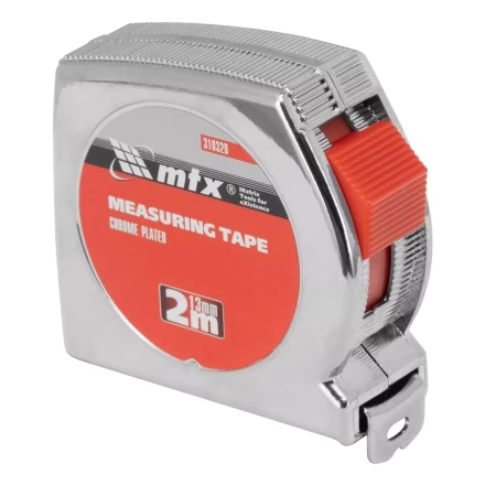 Рулетка Matrix Chrom, 2 м x 13 мм, хромированный корпус, 310329 купить в Ижевске