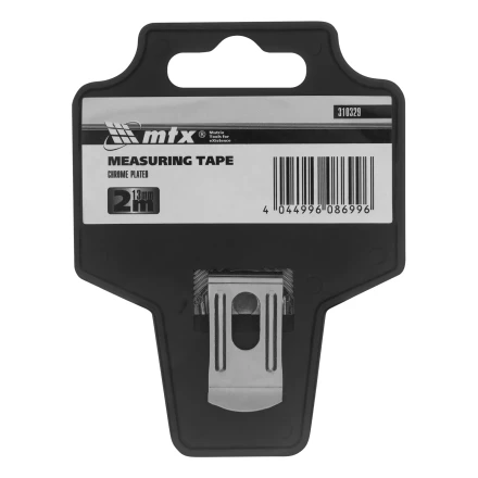 Рулетка Matrix Chrom, 2 м x 13 мм, хромированный корпус, 310329 купить в Ижевске