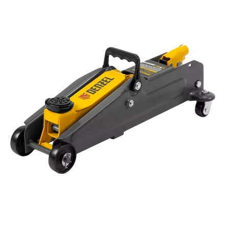 Домкрат гидравлический подкатной Denzel 51231, 2 т, 135-385 мм, в пласт. кейсе купить в Ижевске