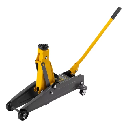 Домкрат гидравлический подкатной Denzel 51231, 2 т, 135-385 мм, в пласт. кейсе купить в Ижевске