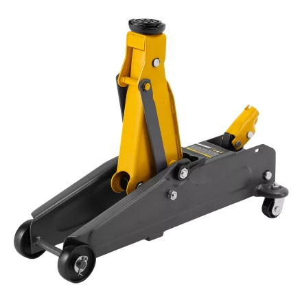 Домкрат гидравлический подкатной Denzel 51231, 2 т, 135-385 мм, в пласт. кейсе купить в Ижевске