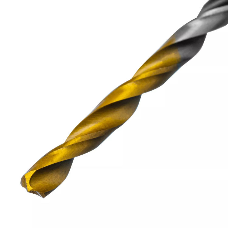 Сверло спиральное по металлу 3,2 x 65мм, Р6М5, Golden Tip, многогранная заточка, 2шт. Denzel 718269 купить в Ижевске