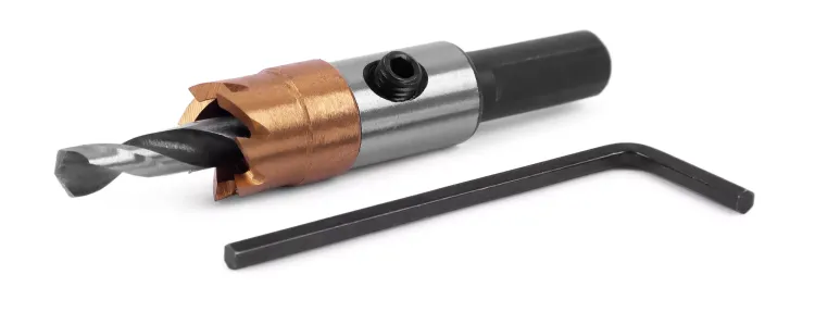 HSS-TiN коронка MESSER 12мм с центр. сверлом без пружины для  лист. материала до 2 мм ц/х купить в Ижевске