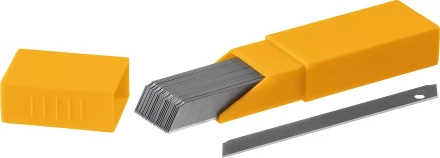 Лезвия OLFA сегментированные из нержавеющей стали, 9х80х0,38мм, 13 сегментов, 50шт OL-AB-50S купить в Ижевске