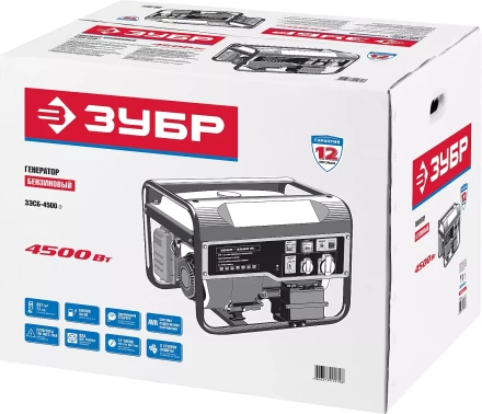 Генератор бензиновый ЗЭСБ-4500-Э серия МАСТЕР купить в Ижевске