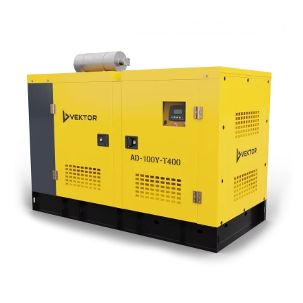 Дизельный генератор Vektor AD-100Y-T400 в шумозащитном кожухе купить в Ижевске