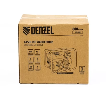 Мотопомпа бензиновая высоконапорная PX-50H Denzel 99203 купить в Ижевске