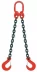Строп 2СЦ-4.50 т. L1 цепи=3.10м на конце ОВ. L2 цепи 600мм на конце крюк 8 кл нестандарт купить в Ижевске