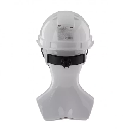 Каска защитная с храповым механизмом Европласт белая Россия Сибртех 89109 купить в Ижевске