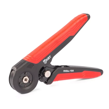 Пресс-клещи КВТ ПКВш-10А для опрессовки втулочных наконечников до 10 мм (101398) купить в Ижевске