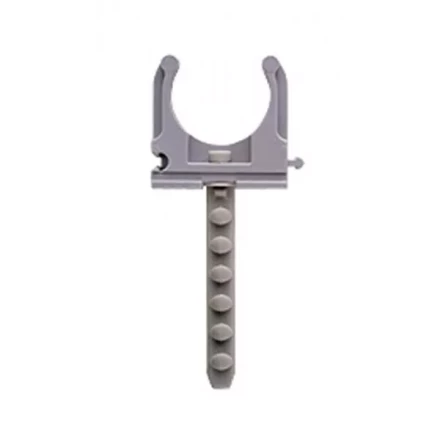 Скоба-держатель ЗУБР &quot;МАСТЕР&quot; для металлопластиковых труб, в комплекте с дюбелем, 32 мм, 4 шт 4-44956-32 купить в Ижевске