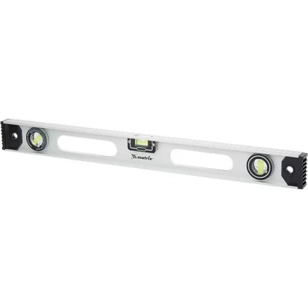 Уровень алюминиевый Рельс 2000 мм 3 глазка 1 поворотный  MATRIX 34041 купить в Ижевске