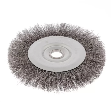 Щетка для УШМ 200 мм посадка 22,2 мм плоская витая проволока Сибртех 746687 купить в Ижевске