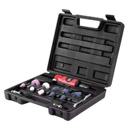 Шлифмашина ПШМ пневматическая DEKO DKPT02 SET 3, 018-1102, в чемодане с набором 15 предметов купить в Ижевске