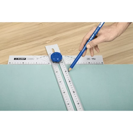 ЗУБР Т-угольник алюминиевый с подвижной направляющей, Профессионал (34389) купить в Ижевске